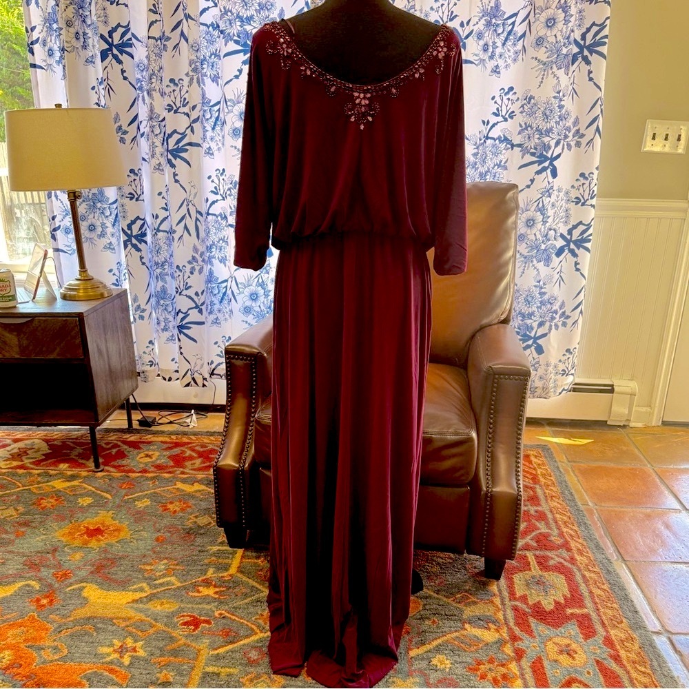Alex Evenings cold shoulder dress.